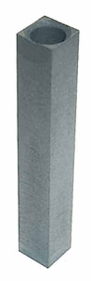 C809, Graphite Crucible, With Screw Cover, 35ml, Inner Size: 36x35mm, Outer  Size: 50x40mm, (1pc/ea)